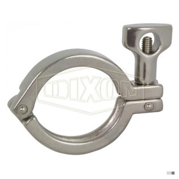 5 in SINGLE PIN HD CLAMP 304 W/CROSS HOLE